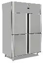 Congelador vertical doble 4 puertas