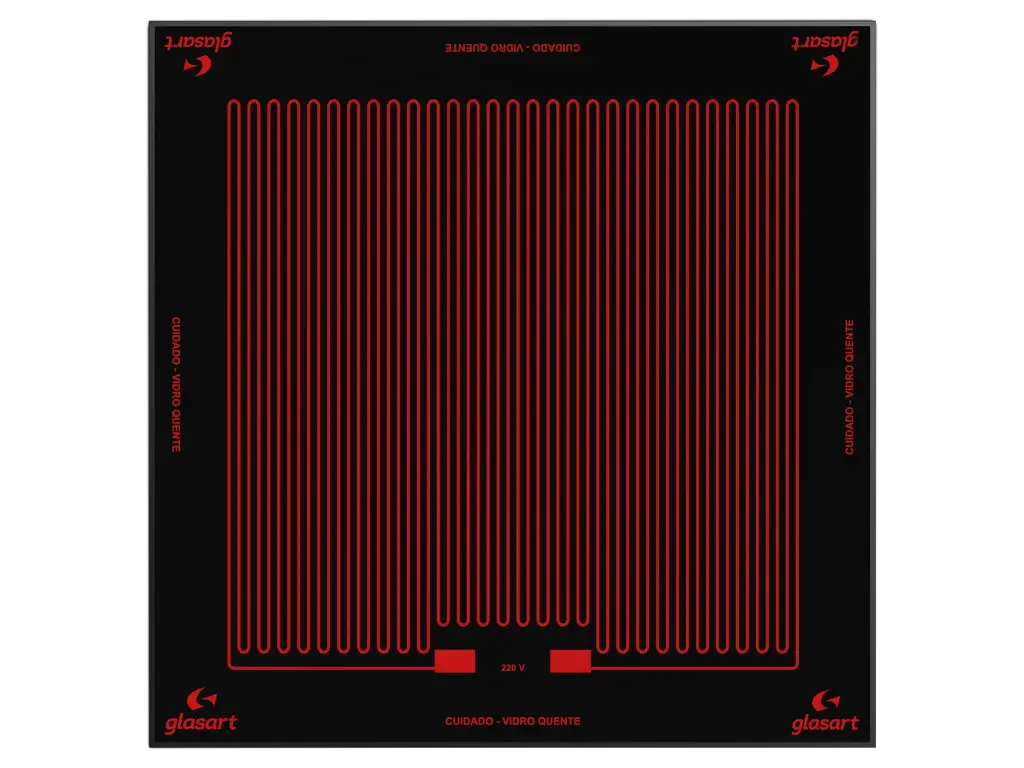 Vidrio termoeléctrico - modelo de sobreponer 45*45* 8 cm