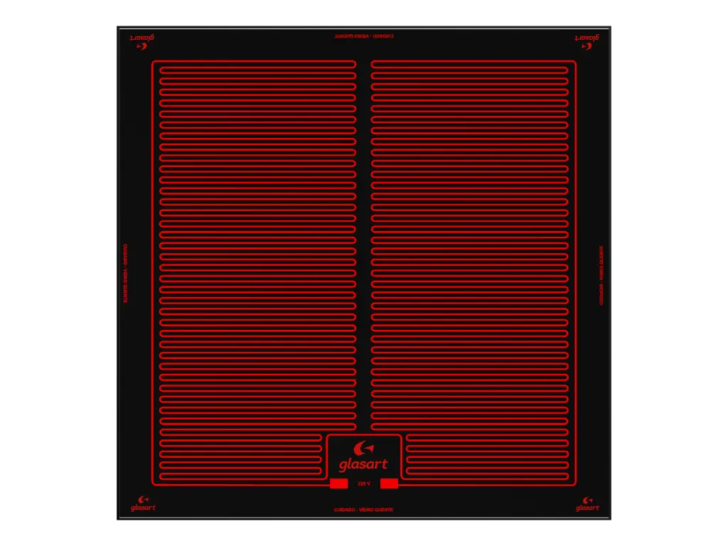 Vidrio termoelectrico- modelo de sobreponer 70*70*8 cm frente*fondo*alto