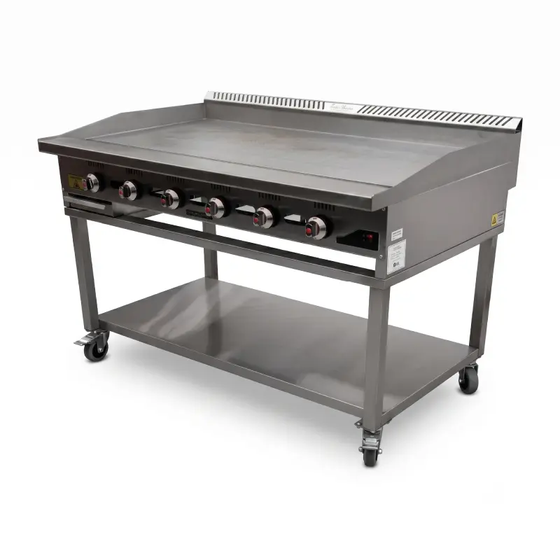 Asador industrial para restaurante y comidas rápidas