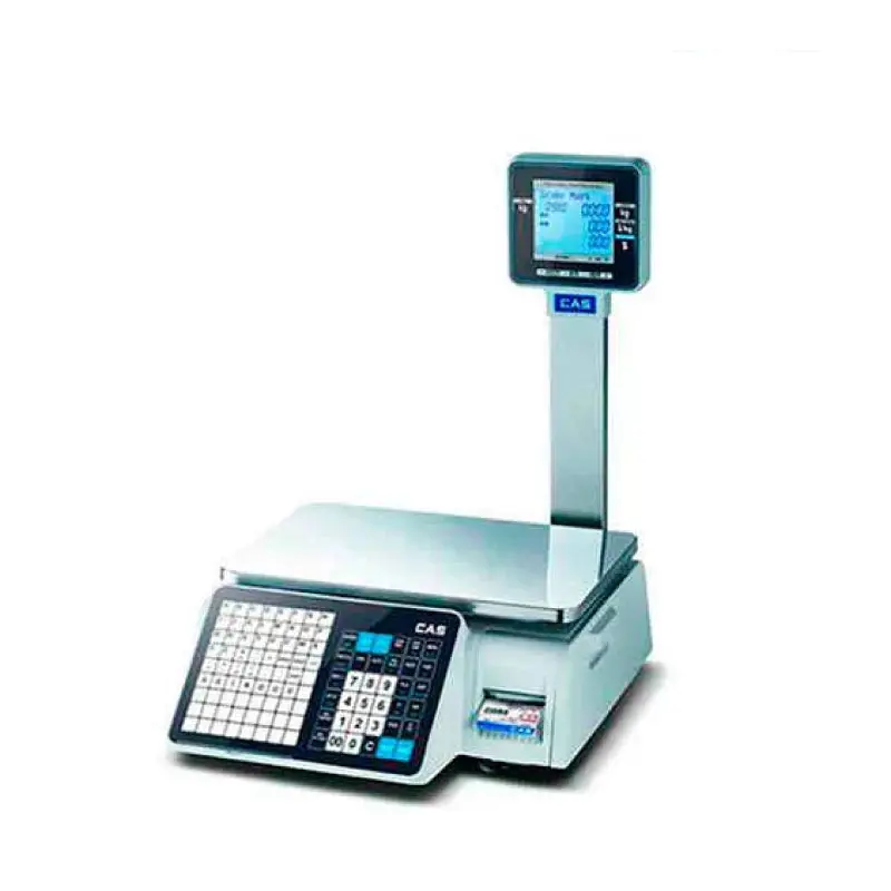 Balanza etiquetadora digital con torre con impresora para punto de venta CT 30 kg CL-3000 