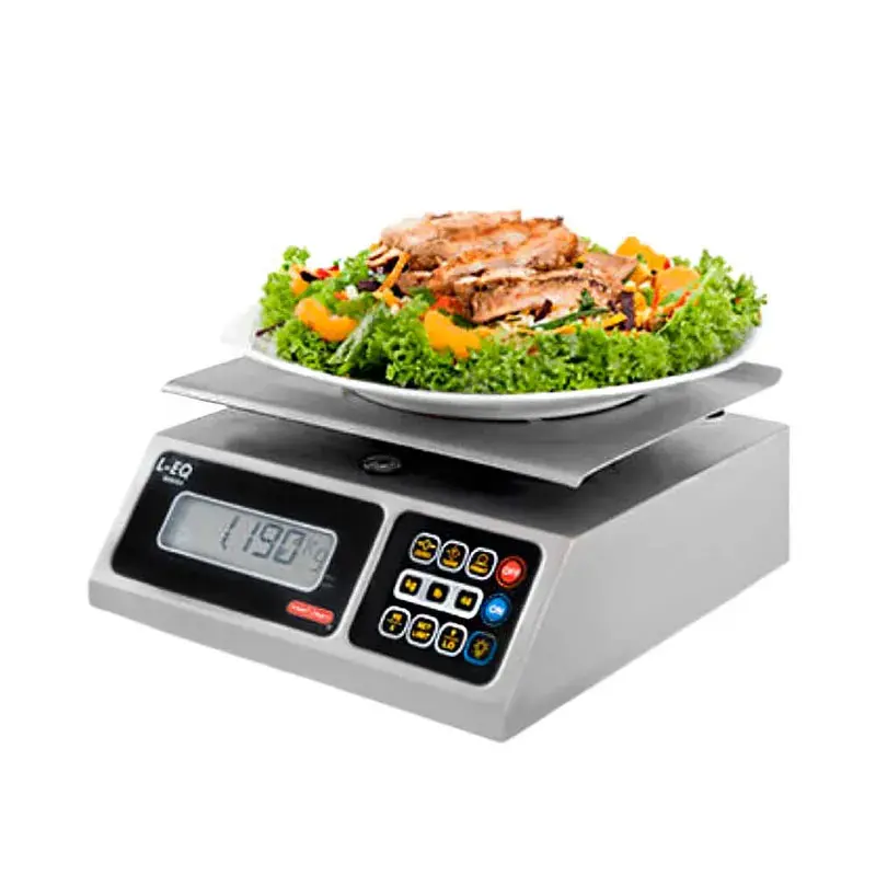 Balanza solo peso uso rudo acero inoxidable IP-68 para cocina y bodega LEQ, 10 kg