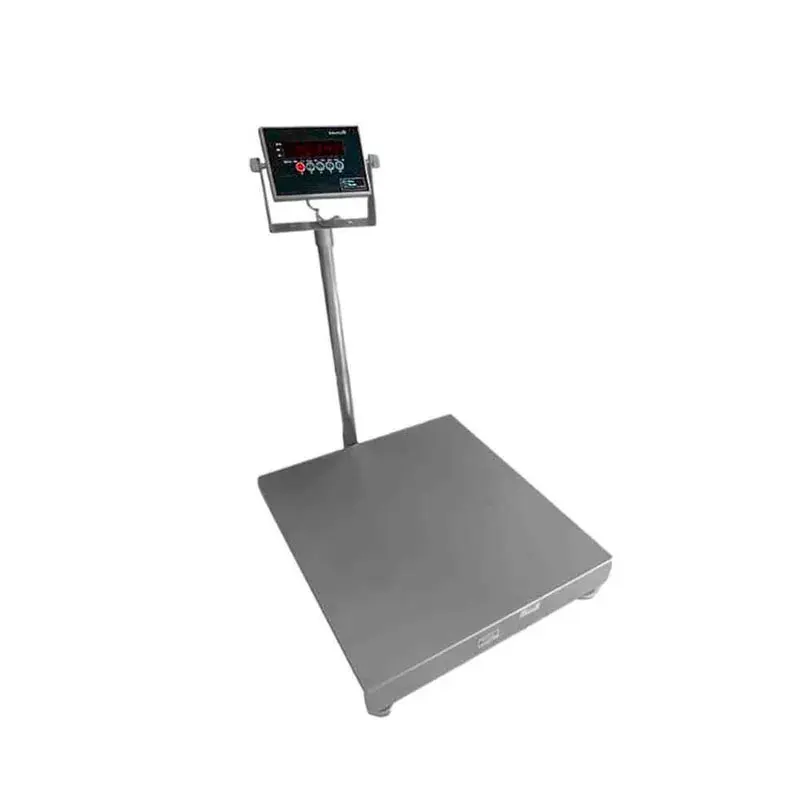 Báscula de piso 60*60 cm en acero inoxidable