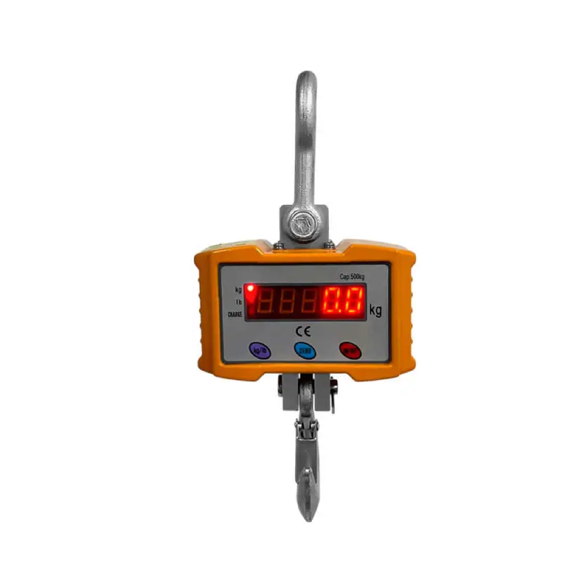 Báscula digital 500 kg plato acero inoxidable para punto de venta - 500
