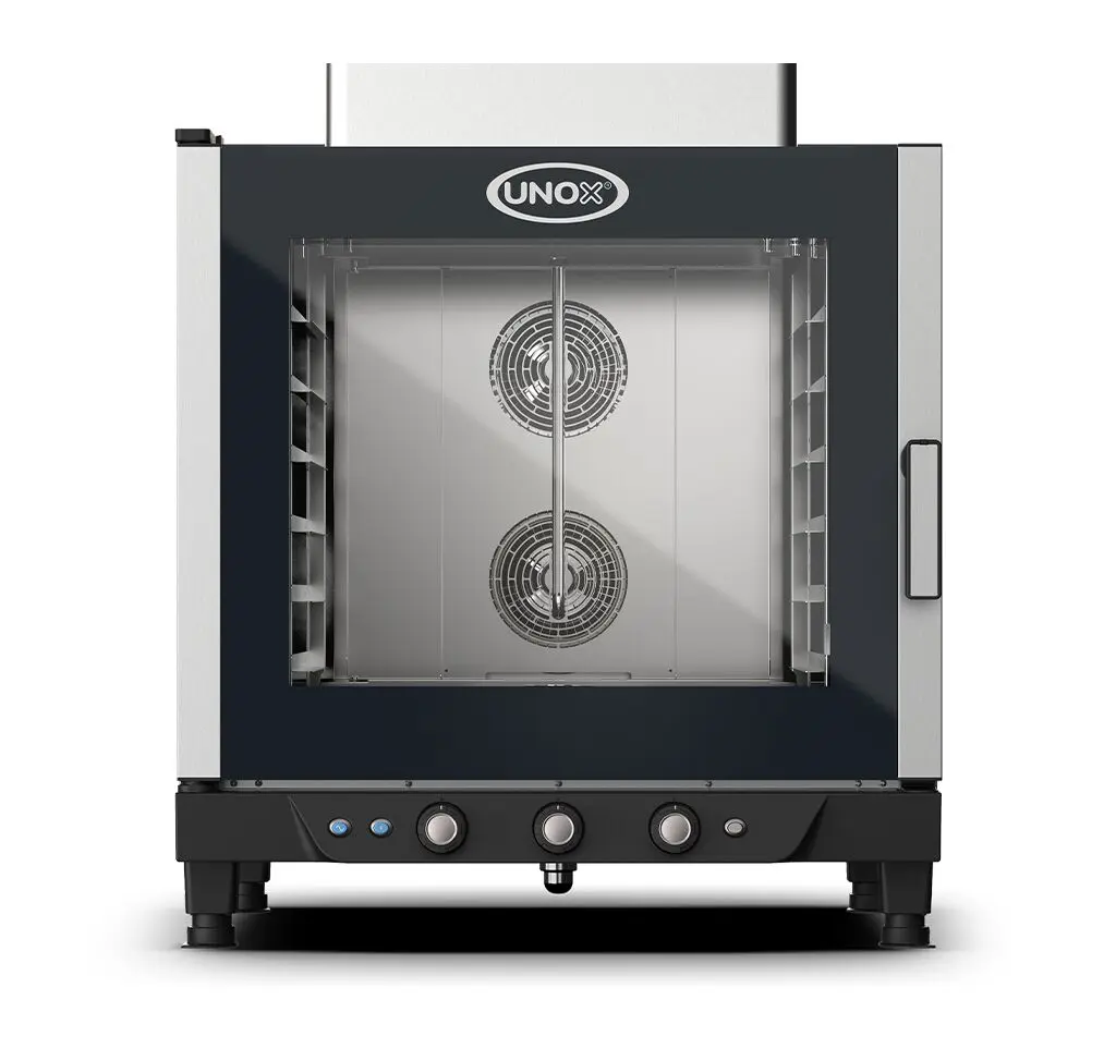 Horno de convección profesional con humedad BAKERLUX™ & LINEMISS™ manual a gas 6 bandejas