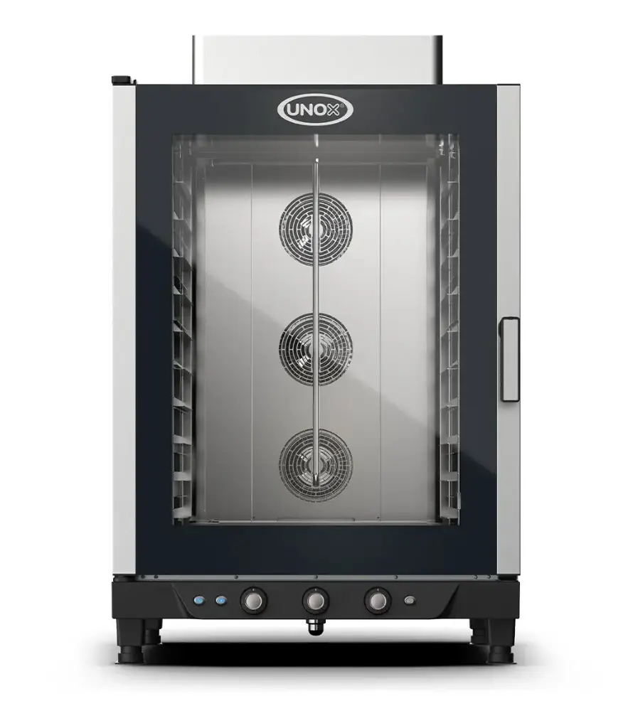 Horno de convección profesional con humedad BAKERLUX™ & LINEMISS™ manual a gas 10 bandejas