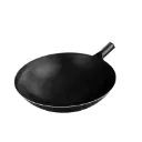 Wok con mango en hierro ø 34 cm