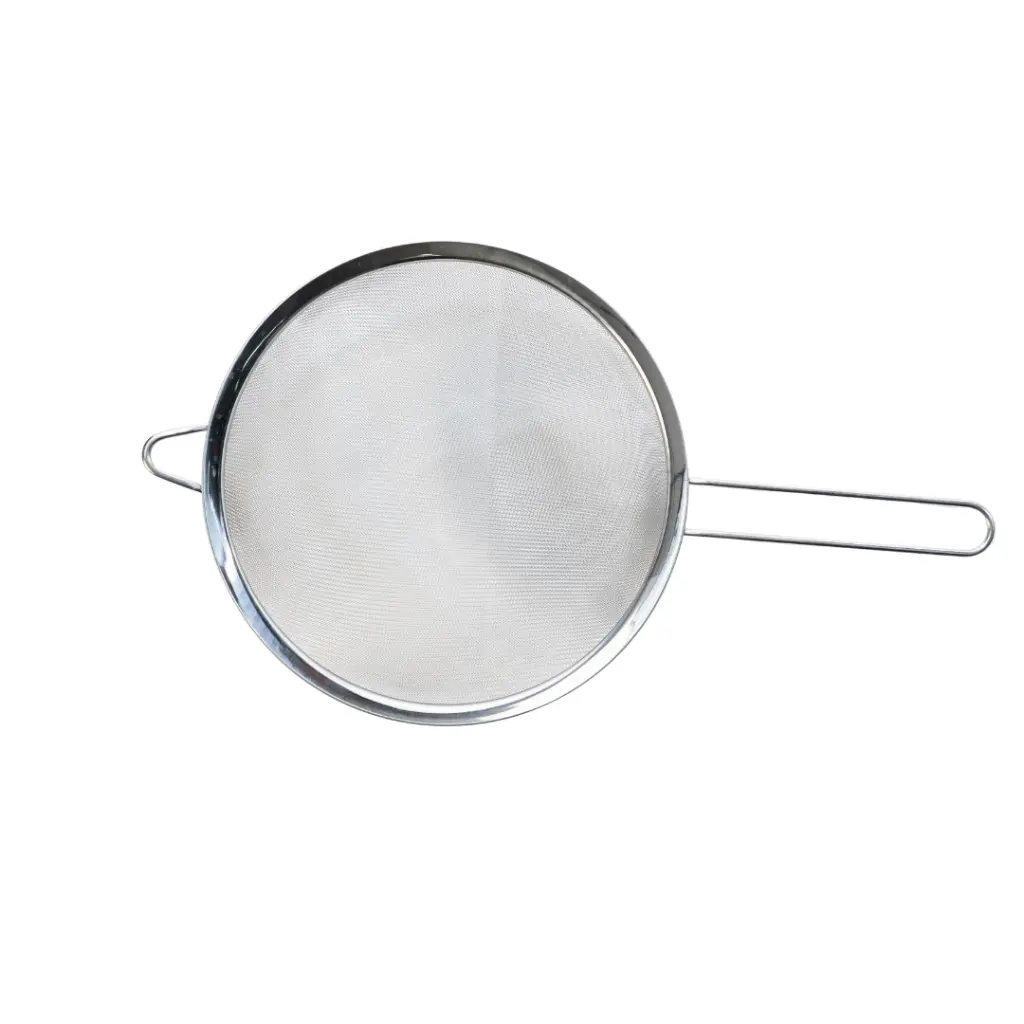 Colador doble malla en acero Ø 10 cm