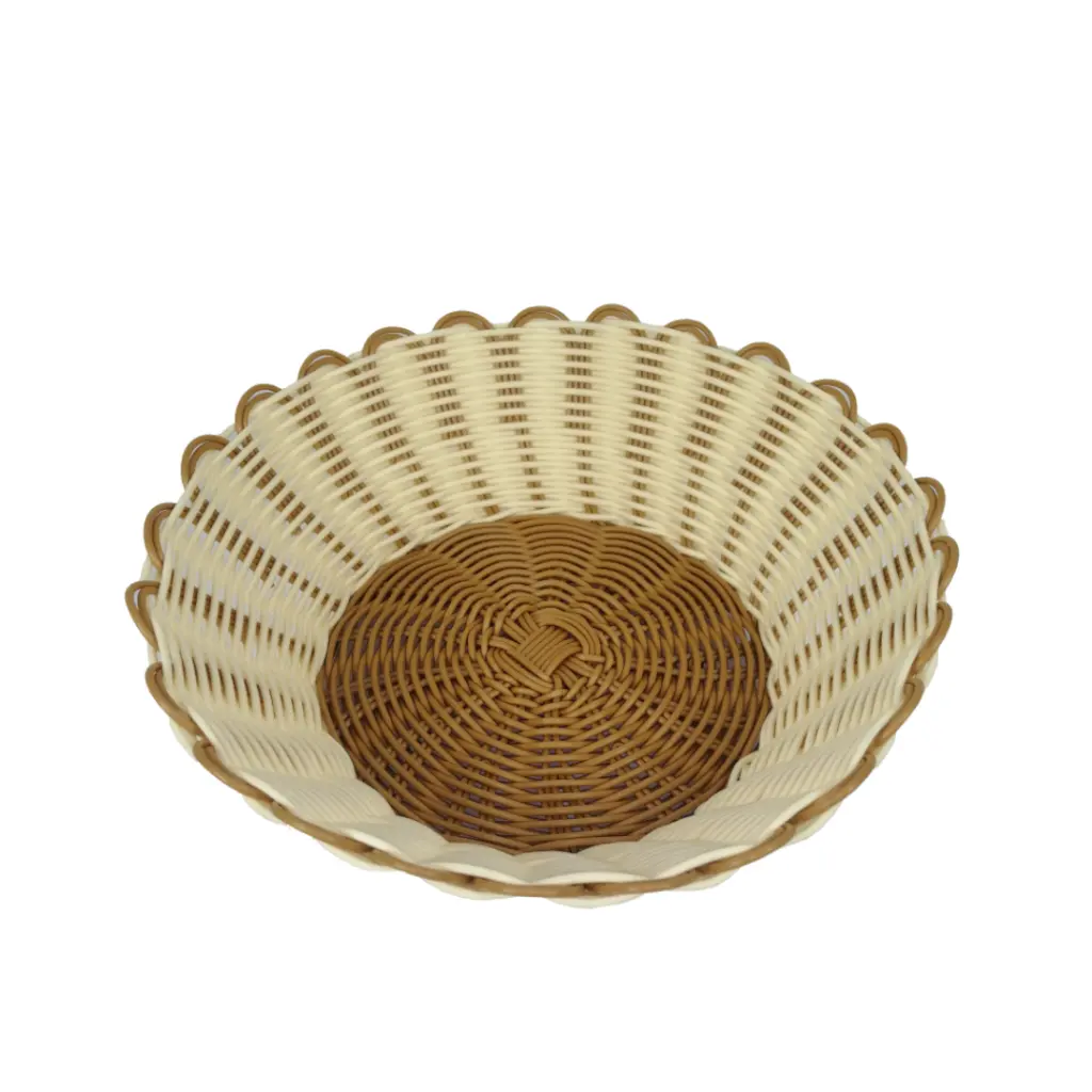 Canasta redonda en rattan sintético ø 19 cm