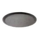Bandeja antideslizante circular 45 cm para mesero y servicio de restaurante
