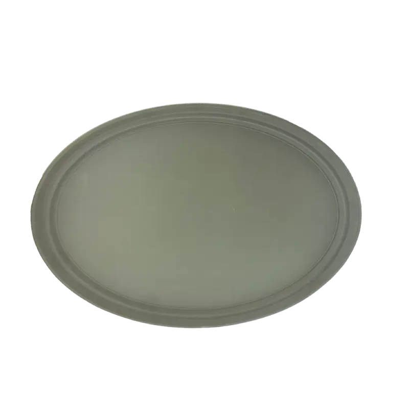 Bandeja antideslizante ovalada 63*52 cm para mesero y servicio de restaurante