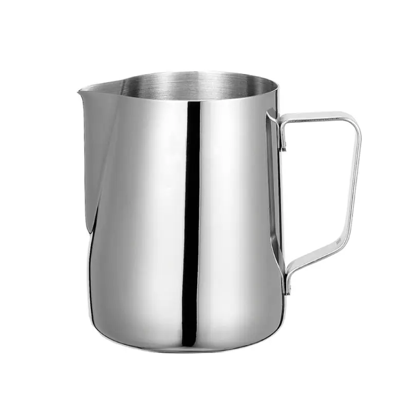 Jarra con acabado cromado y mango resistente - 350 ml