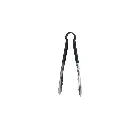 Pinza con mango negro 25 cm