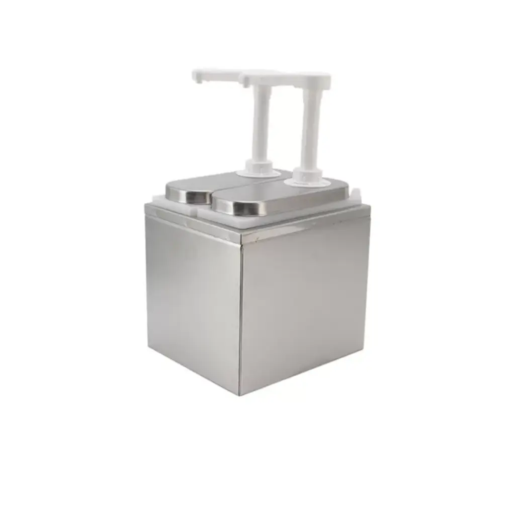 Dispensador de salsas doble