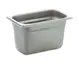 Azafate gastronorm apilable 1/6 15 cm acero inoxidable para cocina industrial