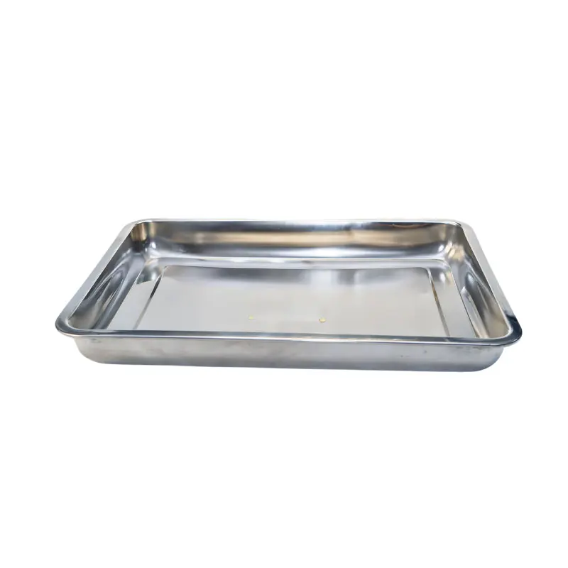 Bandeja acero inoxidable 35*45 cm para horno y cocina industrial