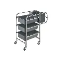 Carro de servicio para limpieza de mesa