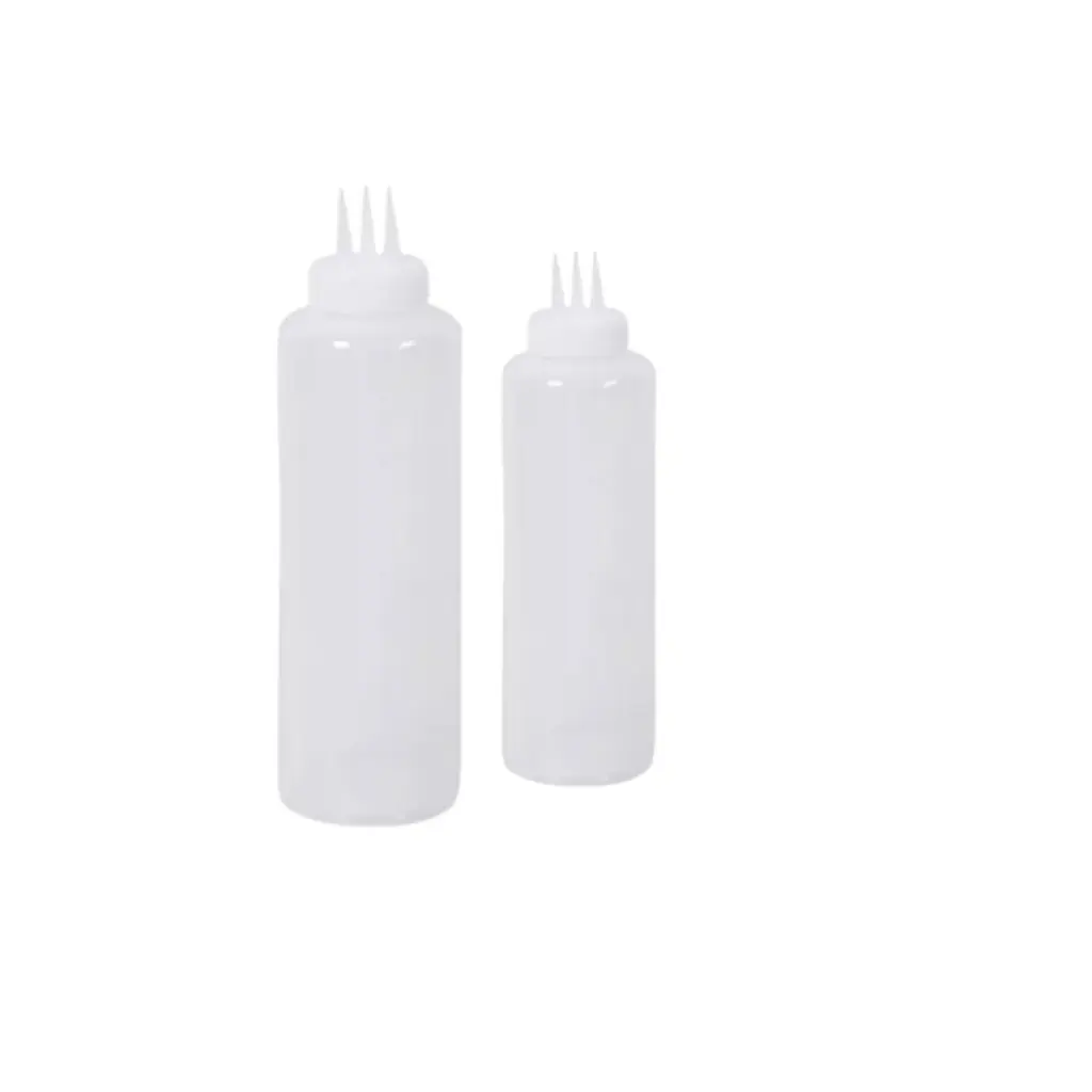 Dispensador de salsa de 3 salidas 12 oz