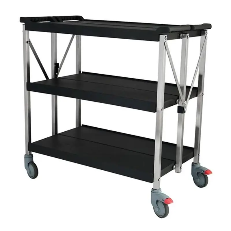 Carro mesero desplegable grande 93*51*120 cm