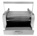Asador eléctrico de salchichas 9 rodillos acero inoxidable para comidas rápidas y minimercado