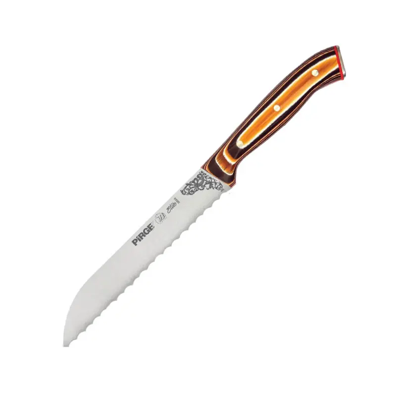 Cuchillo ELITE profesional para cortar pan 17.5 cm - blanco