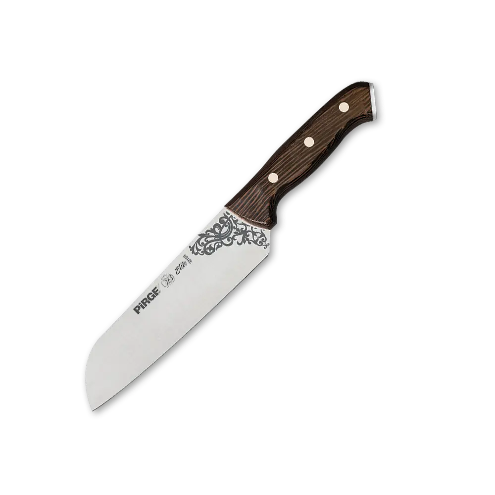 Cuchillo ELITE Santoku 18 cm - blanco
