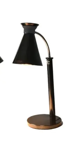 [296] Lampara De Calor Negra Individual 65 Cm X 20 Cm