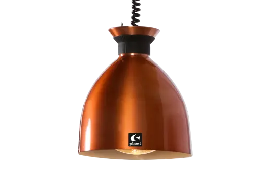 [1135] Lampara Con Sistema Retractil Negro, Plateado Y Dorado