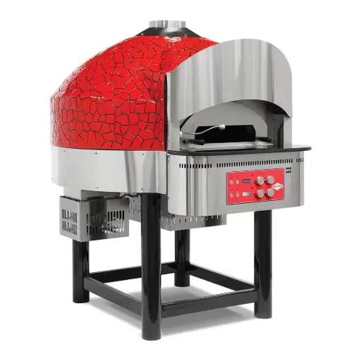 [EMP.SPO.04-RB] Horno de pizza, piedra refractaria rotatoria