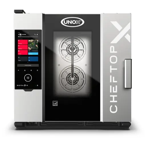 [XADA-0611-GXRS-NP] Horno mixto profesional ChefTop-X™ Digital ID a gas, 6 bandejas