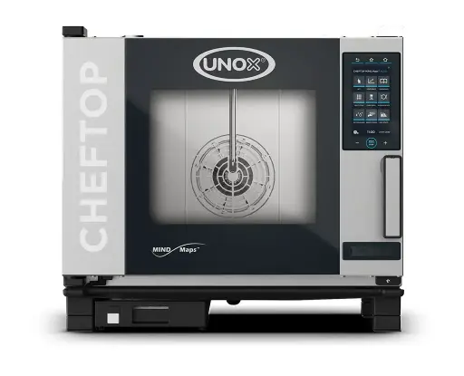 [XEVC-0511-GPRM-MS] Horno mixto profesional de sobremesa CHEFTOP MIND.Maps™ COUNTERTOP PLUS 5 bandejas a gas