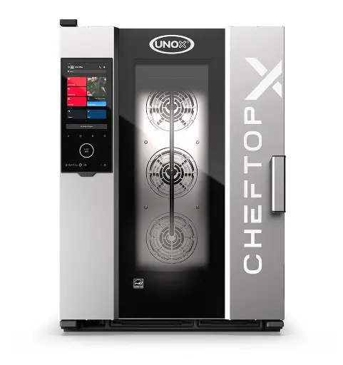 [XADA-1011-GXRS-NP] Horno mixto profesional ChefTop-X™ Digital ID a gas, 10 bandejas