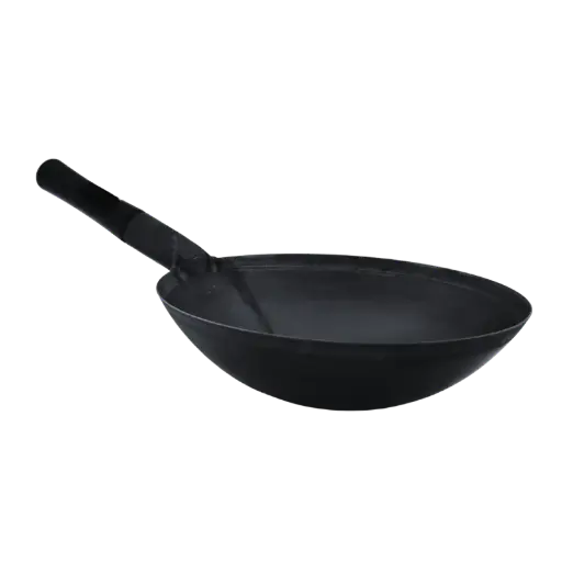 [HL00101000301] Wok 30 cm con mango en goma