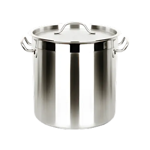 [HL02100100901] Olla con manijas en acero satinado 201 Ø 25 cm / 12 lts