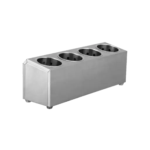 [HL01600100202] Porta cubiertos acero *4