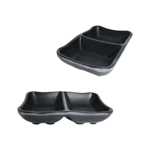 [YM059] Salsera doble 12.5*8 cm