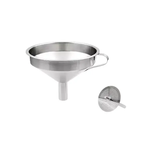 [HL01601800103] Embudo de acero 12 cm