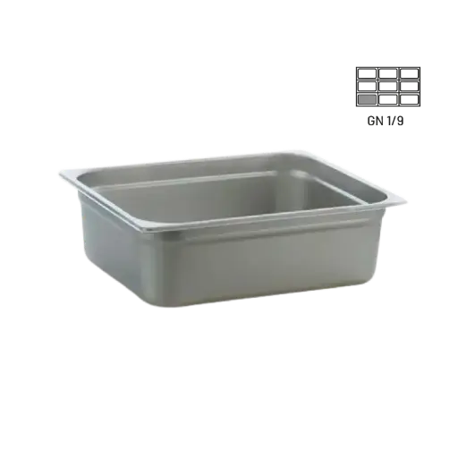 [HL01700500131] Azafate gastronorm 1/9*15 cm acero inoxidable para cocina industrial