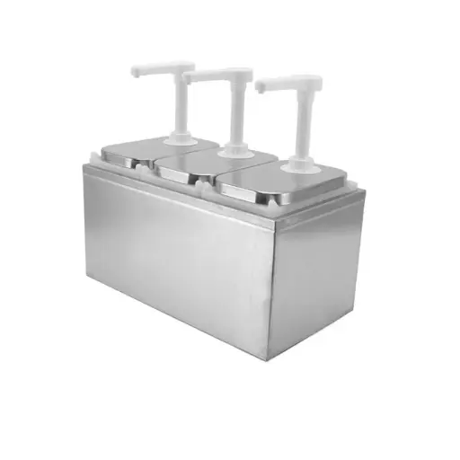 [606303] Dispensador de salsa triple 6L