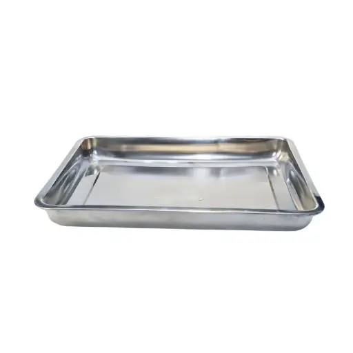 [JJD-B355048] Bandeja acero inoxidable 35*50 cm para horno y cocina industrial