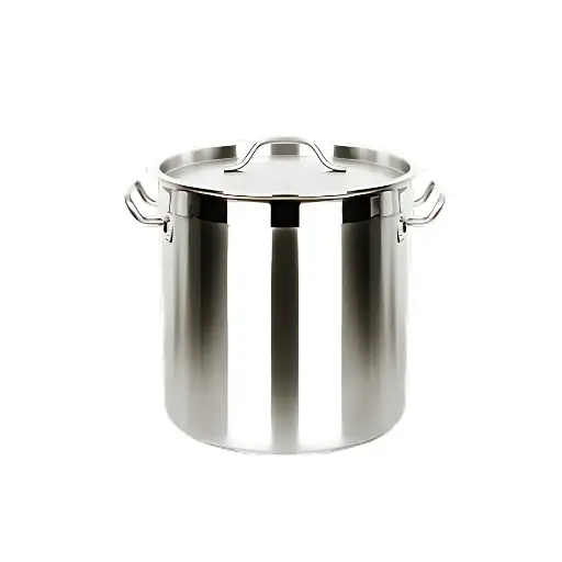 [X2726] Olla Alta Satinada Con Anillo 28X28Cm