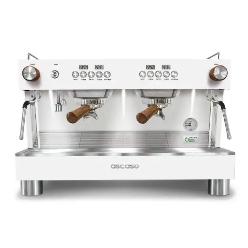 [BARISTA T ONE WHITE & WOOD] Máquina de café profesional 2 grupos