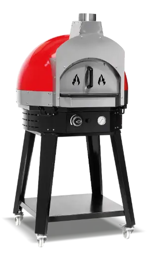 [EMP.SPO.H-70] Horno de pizza a gas con base de piedra