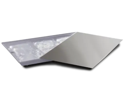 [346] Gella bandeja fría placa acero inoxidable para mantenimiento de alimentos