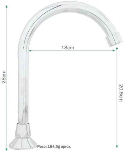 [KTL1901] Grifería cuello alto