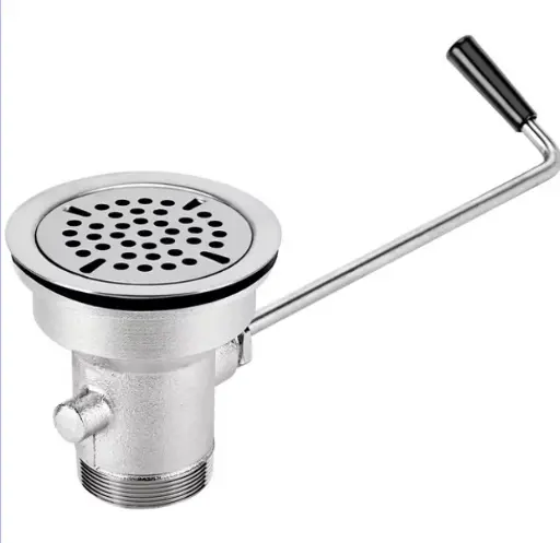 [190WVLH35] Sifón canastilla de palanca 3 1/2"