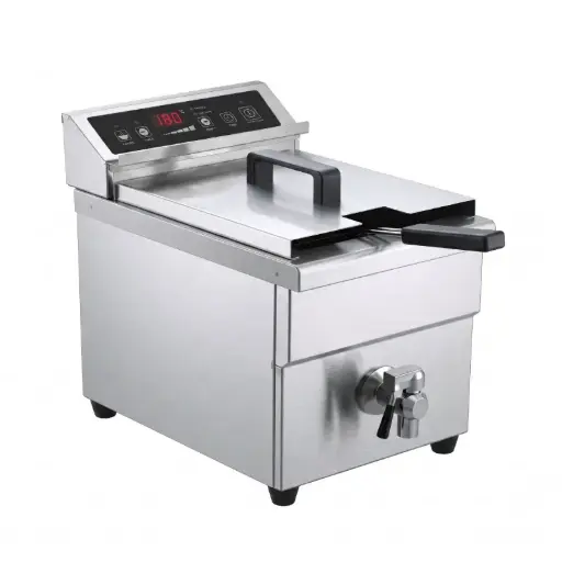 [BT-350Z8D] Freidora de inducción industrial sobreponer de tanque sencillo 8 lts / 3500 W